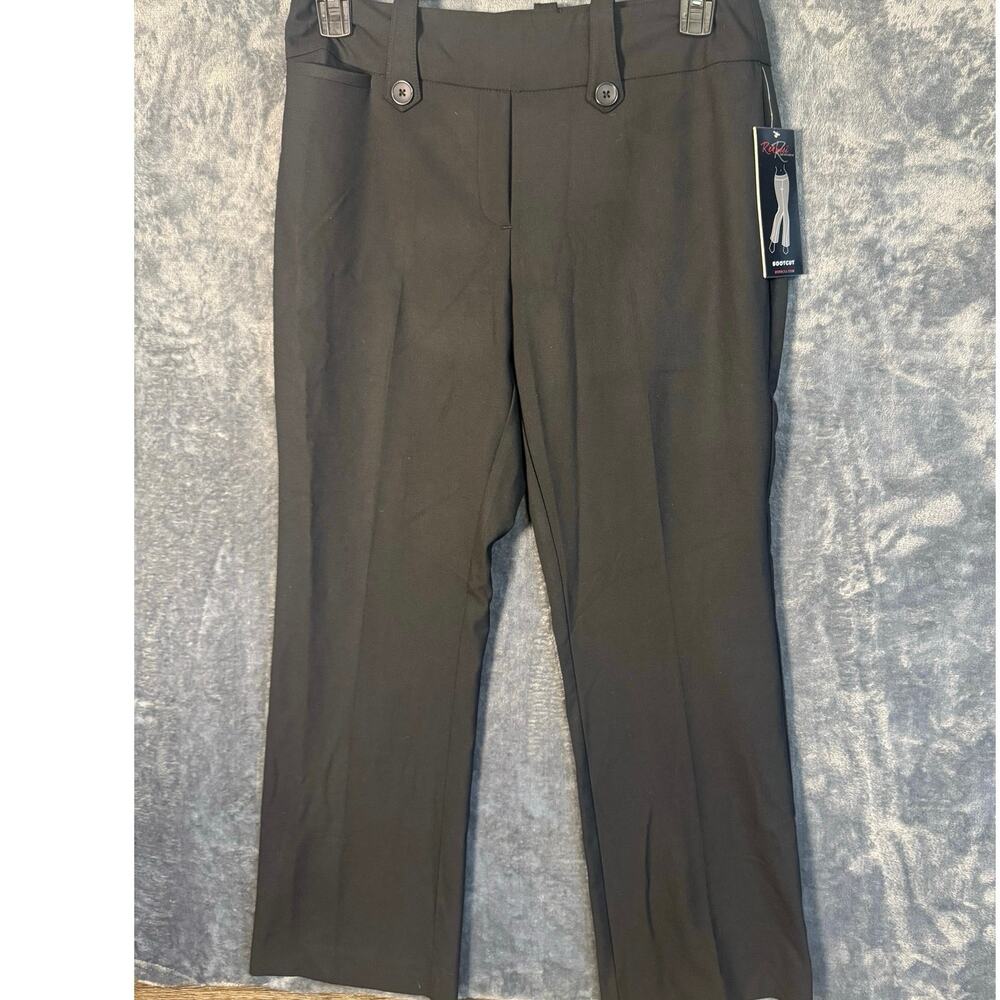 NWT Rekucci W 12P Smart Desk to Dinner Stretch Bootcut Pants w/ Tummy Control